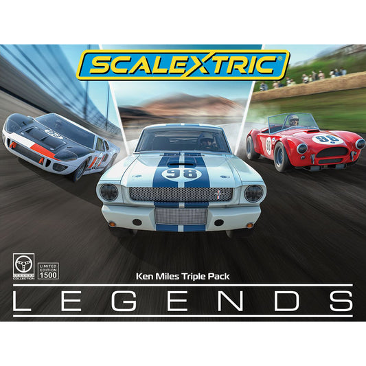 Scalextric C4619A Ken Miles Triple Pack