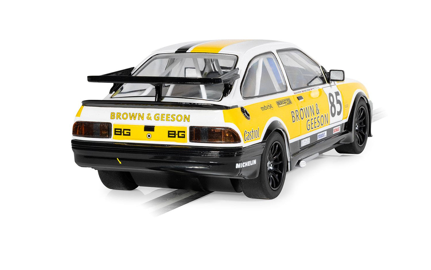 Scalextric Digital C4628 Ford Sierra RS500 - YTCC Dan Brown 2024 1:32 Slot Car