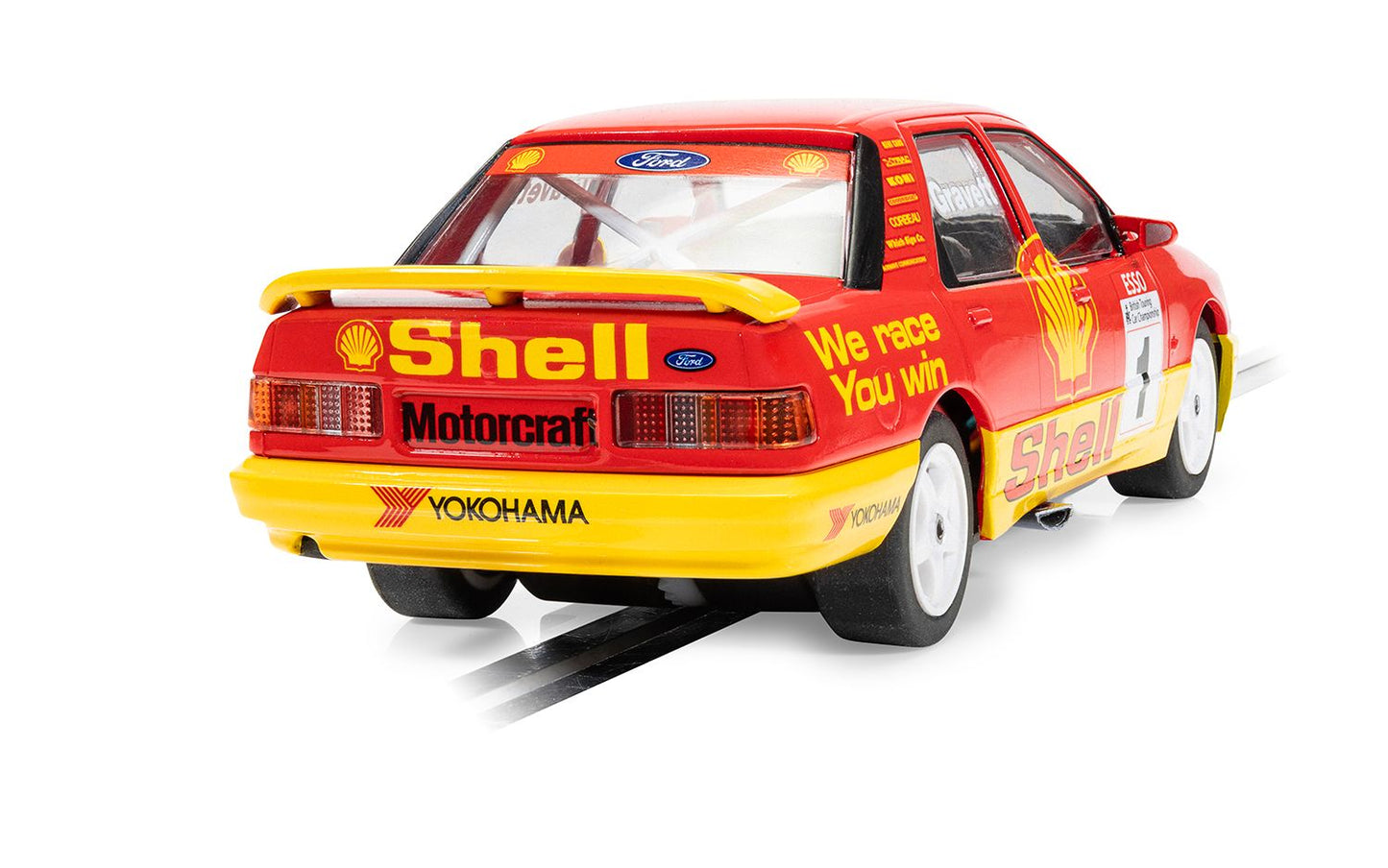 Scalextric C4632 Ford Sierra Sapphire - BTCC 1990 - Rob Gravett 1:32 Slot Car