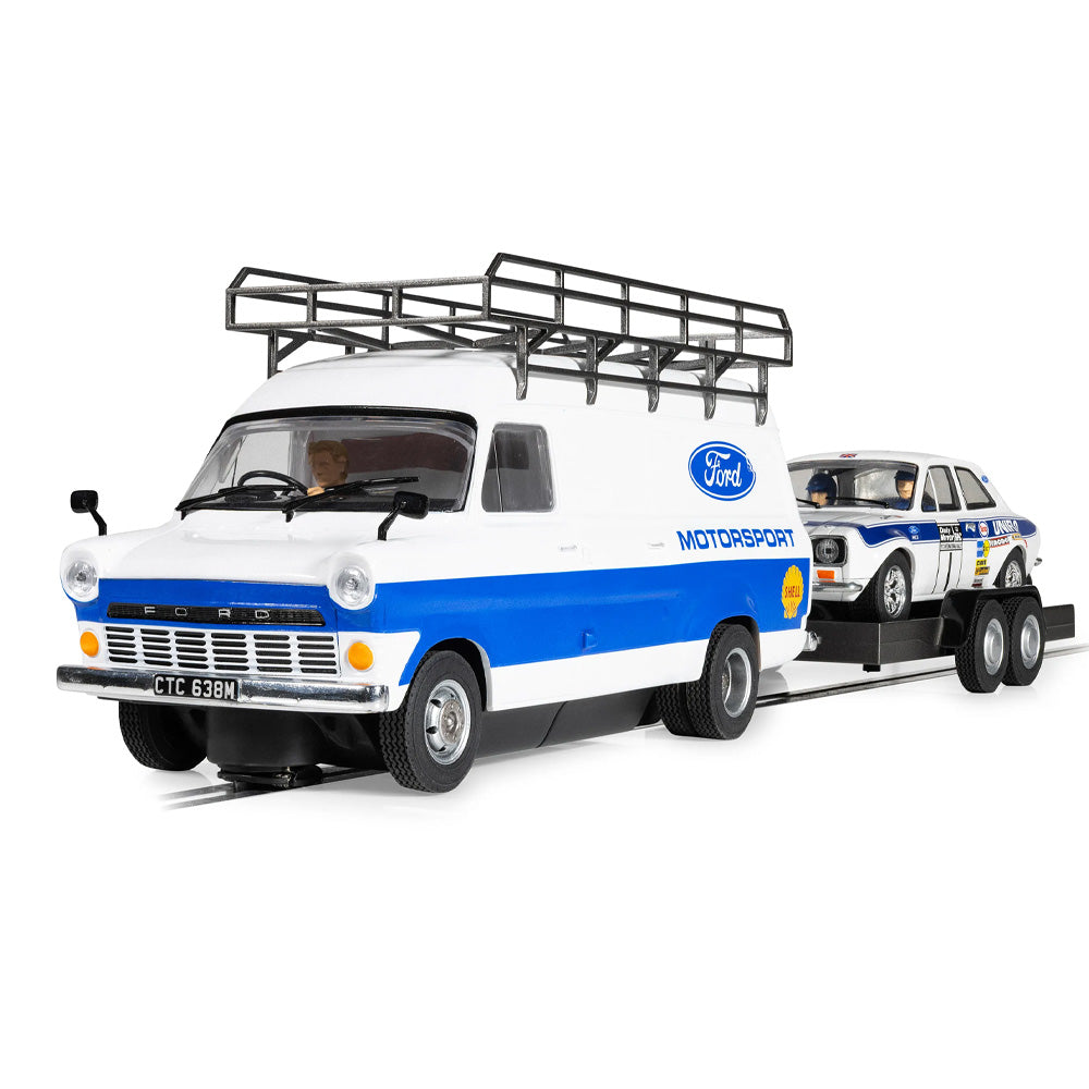 Scalextric C4649A Ford Transit MK1 and MK1 Escort - Ford Motorsport Twin Pack