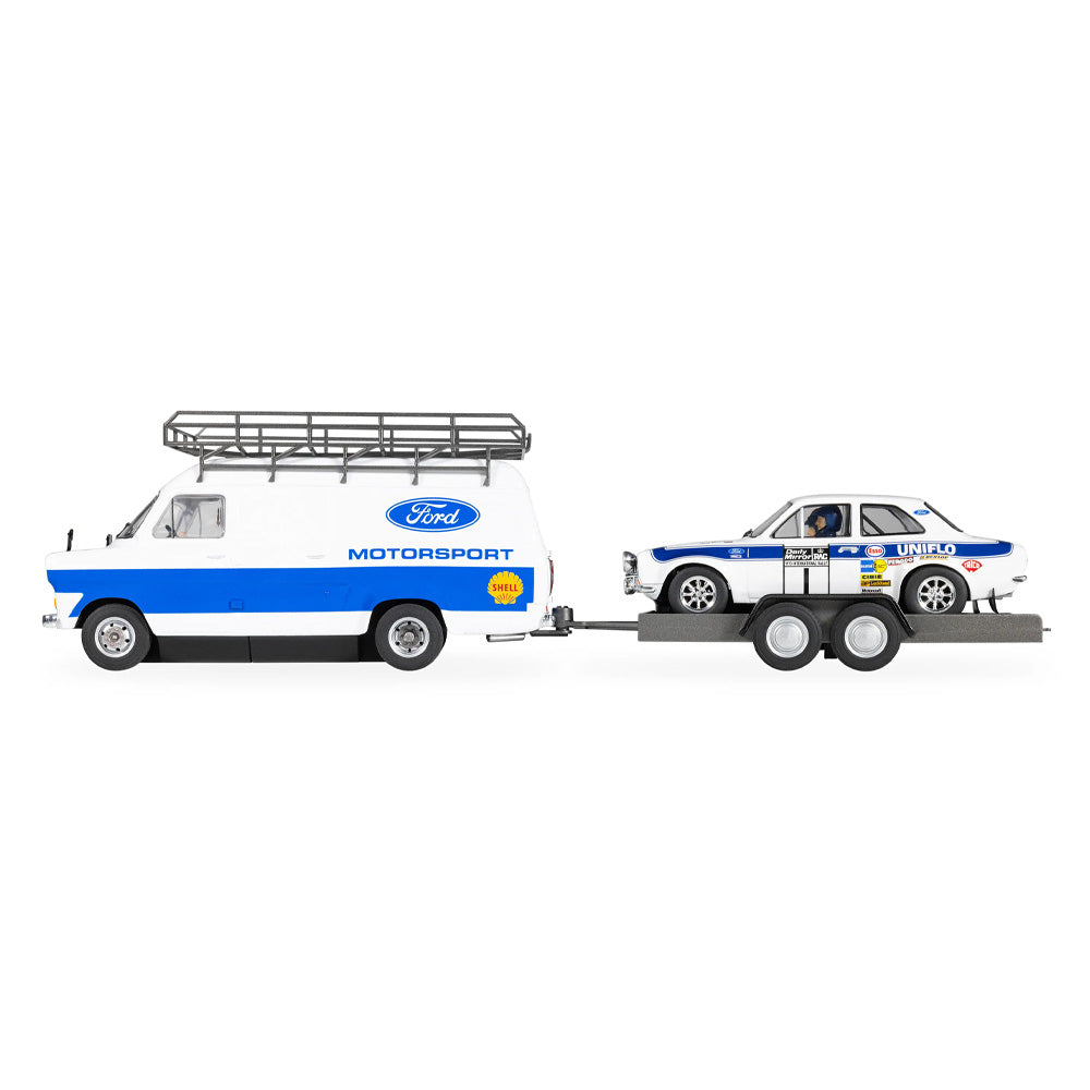 Scalextric C4649A Ford Transit MK1 and MK1 Escort - Ford Motorsport Twin Pack