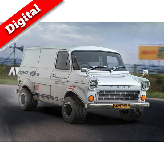 Scalextric C4650 Ford Transit Supervan 1:32 Slot Car - Digital