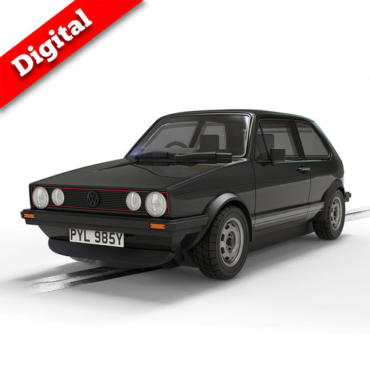 Scalextric Digital C4692 Volkswagen Golf MK1 GTI- Black 1:32 Slot Car