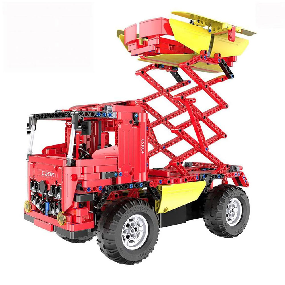 CaDA Mixer Truck/Scissor Lift 2-in-1 Brick Model 814pcs 51014W