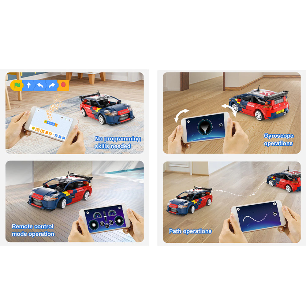 CaDA Citroen C4 WRC 1:20 RC Brick Model 329pcs Age 6+ C51078W