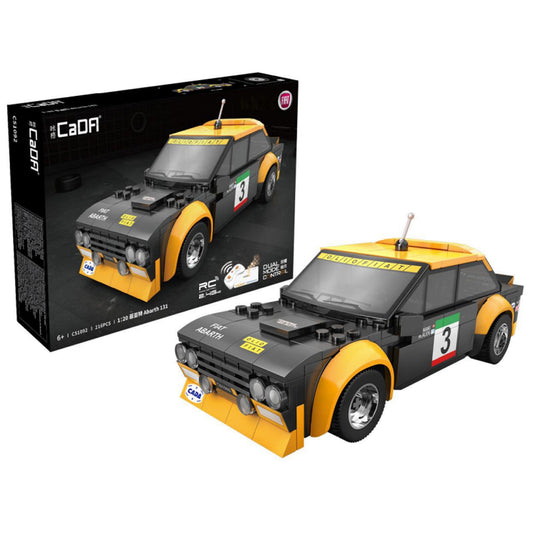 CaDA Fiat Abarth 131 1:20 RC Brick Model Car Age 6+ 216pcs