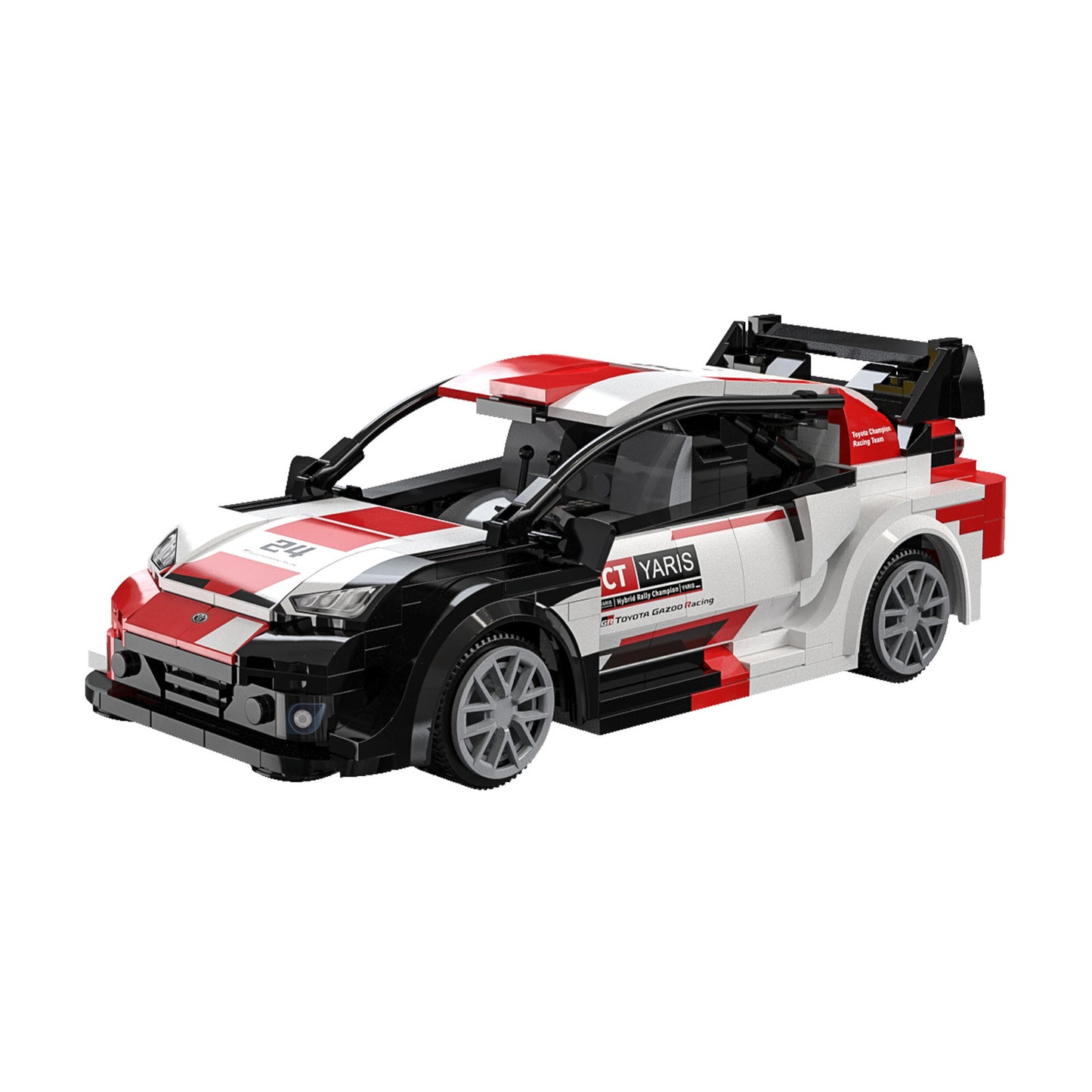 CaDA Toyota GR Yaris Rally 1 Car Brick Model 1:20 330pcs C51096W