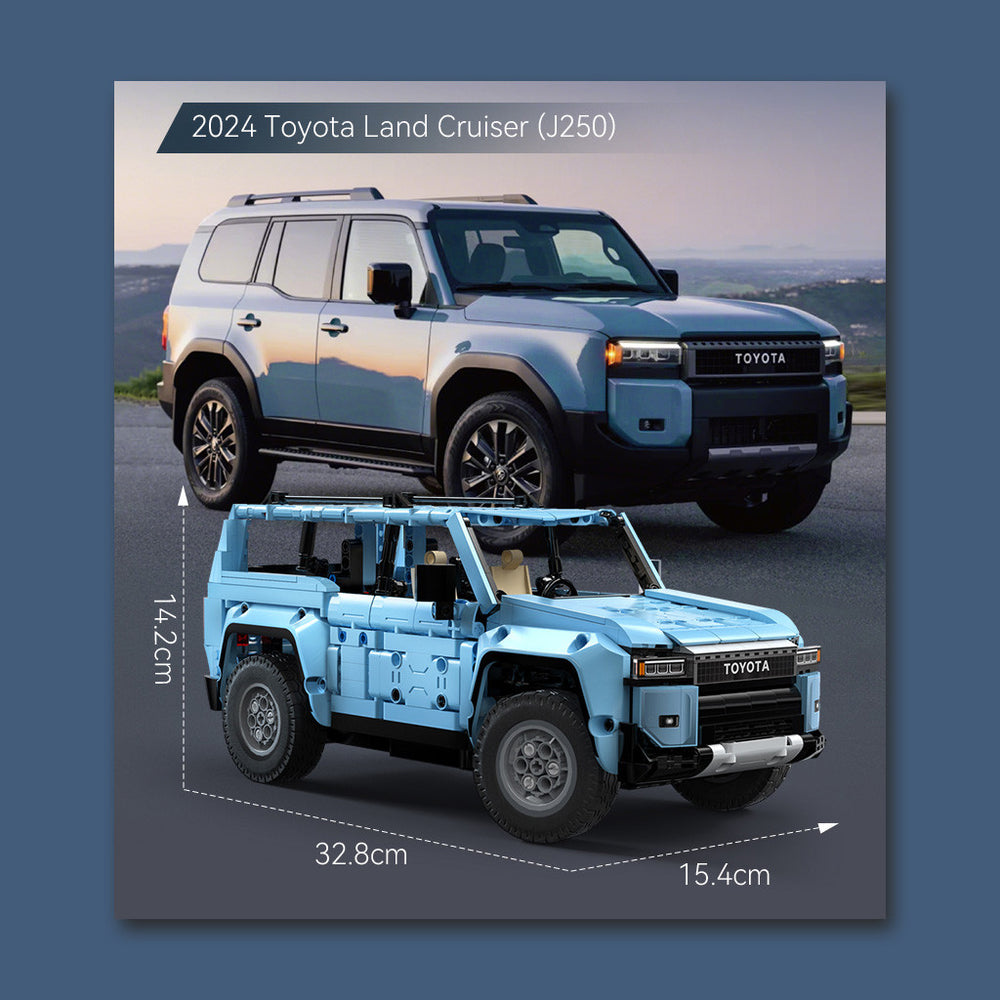 CaDA Toyota Land Cruiser J250 Prado Brick Model 1:14 586pcs C51209W