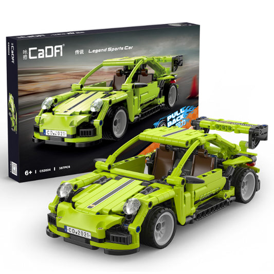 CaDA Legend Sports Car 1:18 Pull Back Brick Model Age 6+ 387pcs 52024W