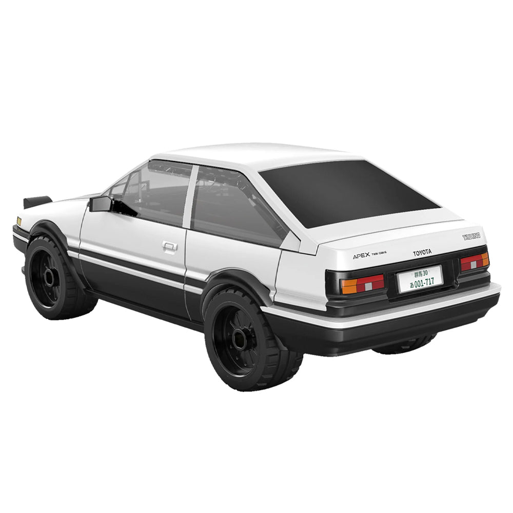 CaDA Toyota AE86 Trueno Initial D 1:35 Brick Model Age 8+ 72pcs 55018W