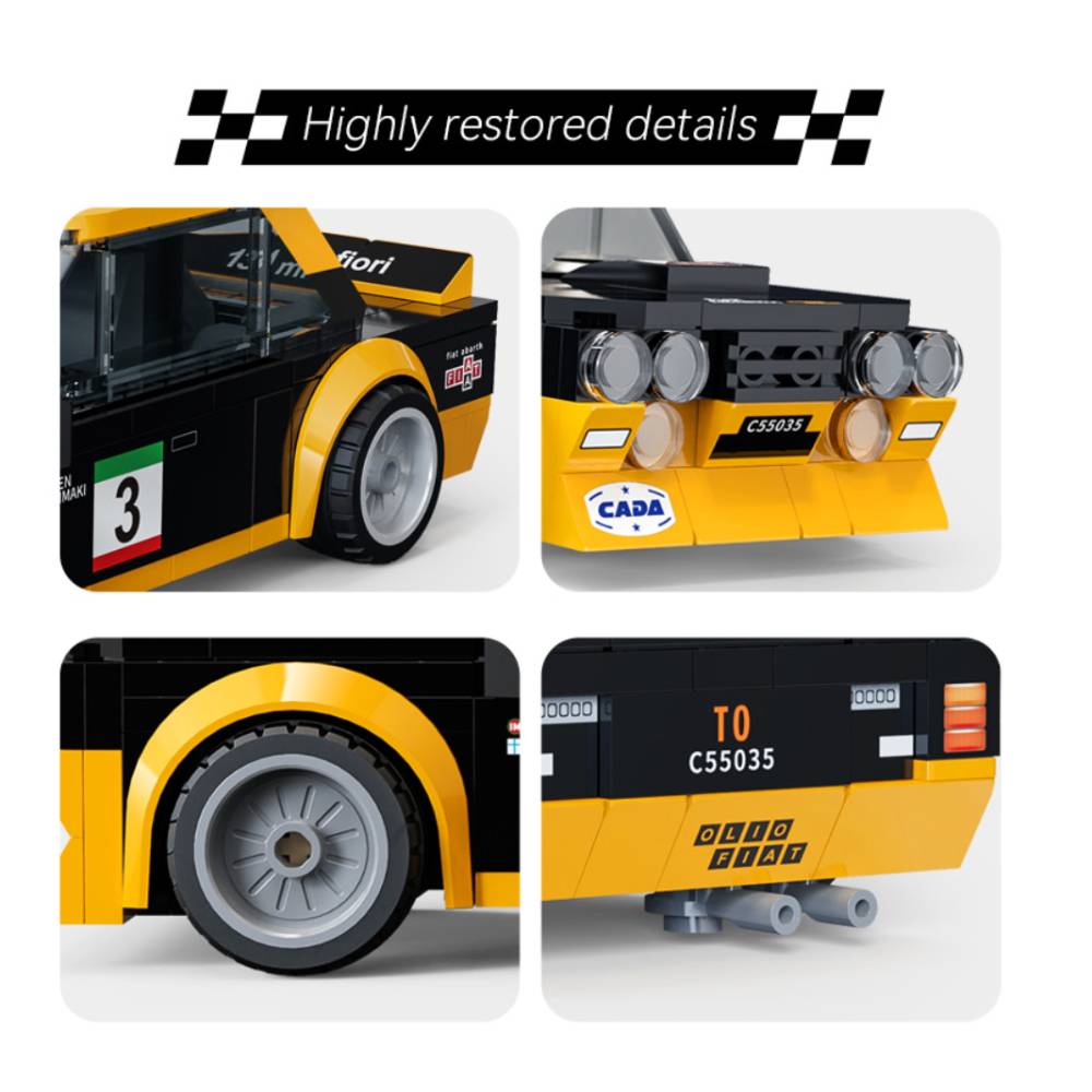 CaDA  Fiat 131 Abarth 1:24 Brick Model 254pcs C55035W