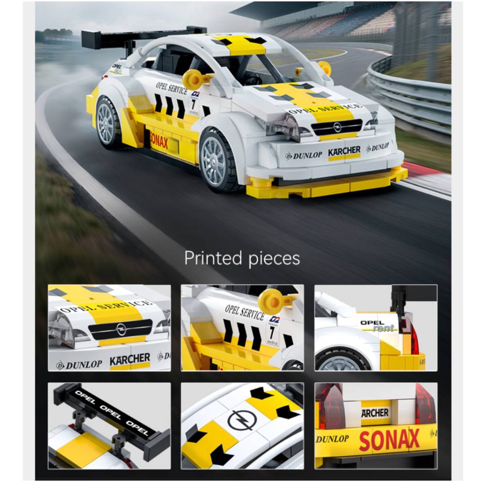 CaDA Opel Astra V8 Coupe 1:24 Brick Model 305pcs C55036W