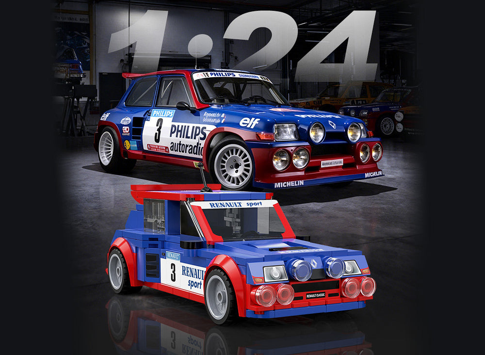CaDA Renault 5 Maxi Turbo 1:24 Brick Model 308pcs C55038W