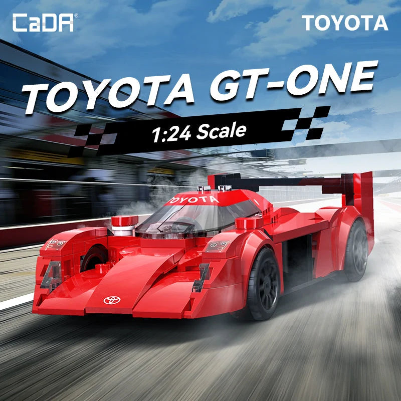 CaDA Toyota GT-One Racing Car Brick Model 1:24 272pcs C55040W