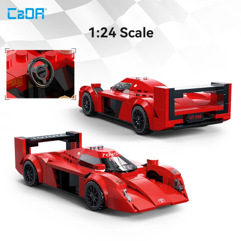 CaDA Toyota GT-One Racing Car Brick Model 1:24 272pcs C55040W