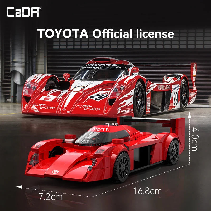 CaDA Toyota GT-One Racing Car Brick Model 1:24 272pcs C55040W