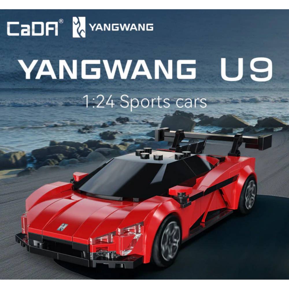 CaDA BYD Yangwang U9 Electric Sports Coupe 1:24 Brick Model 291pcs C55045W