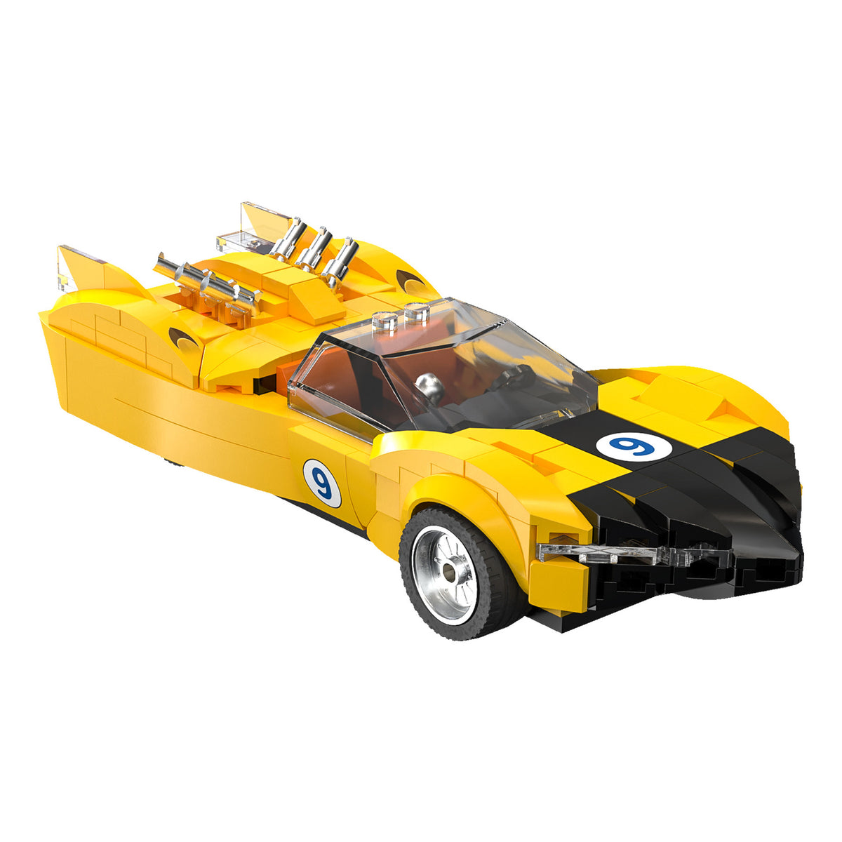 CaDA Speed Racer Shooting Star Car Brick Model 1:24 250pcs C55088W