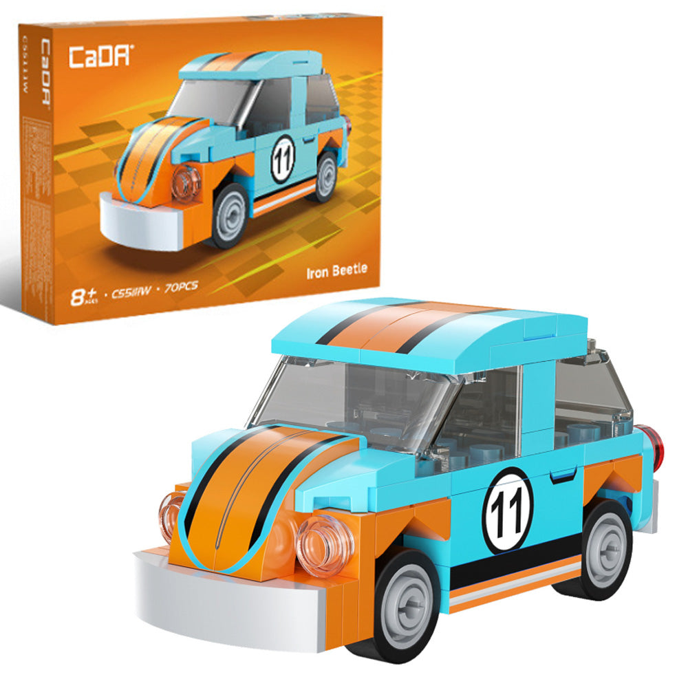 CaDA Mini Iron Beetle Car Brick Model 1:48 70pcs C55111W