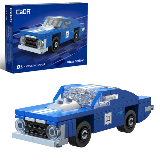 CaDA Mini Blaze Stallion Muscle Car Brick Model 1:48 71pcs C55117W