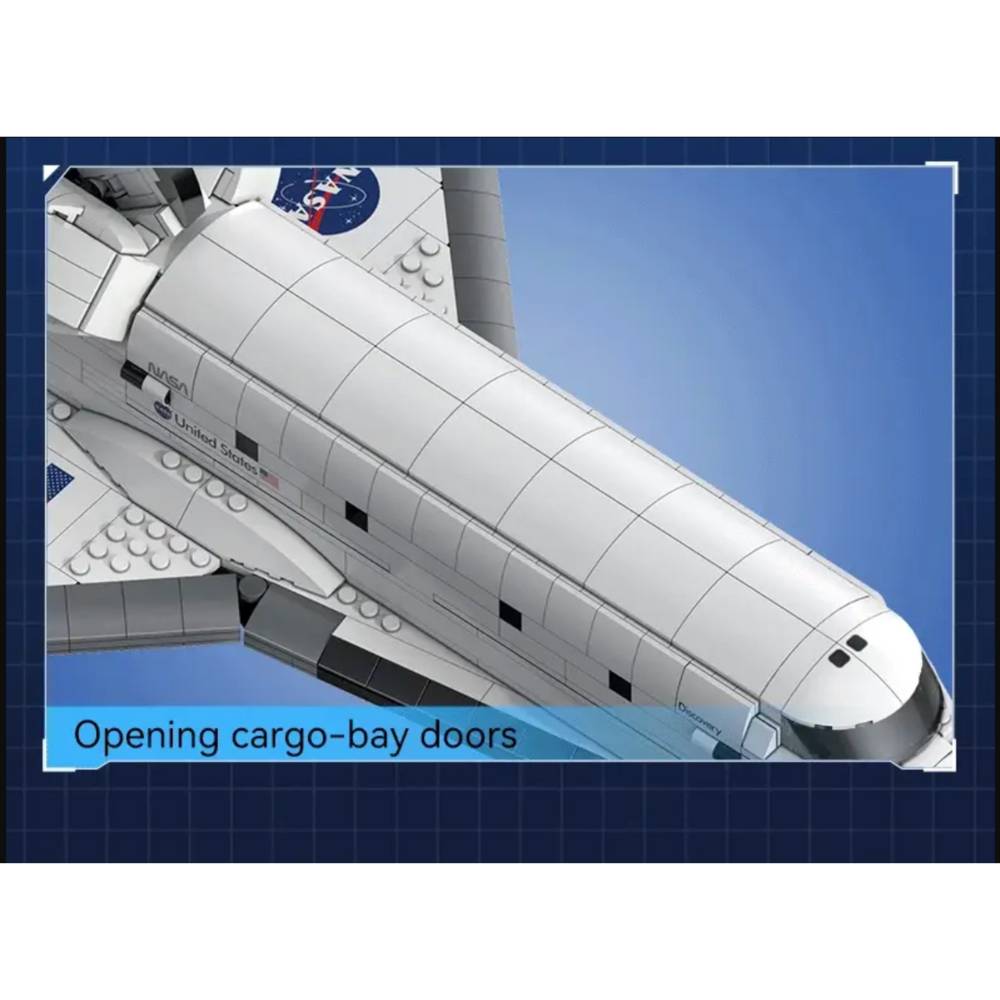 CaDA NASA Space Shuttle Discovery 1:85 Brick Model 1827pcs C56052W