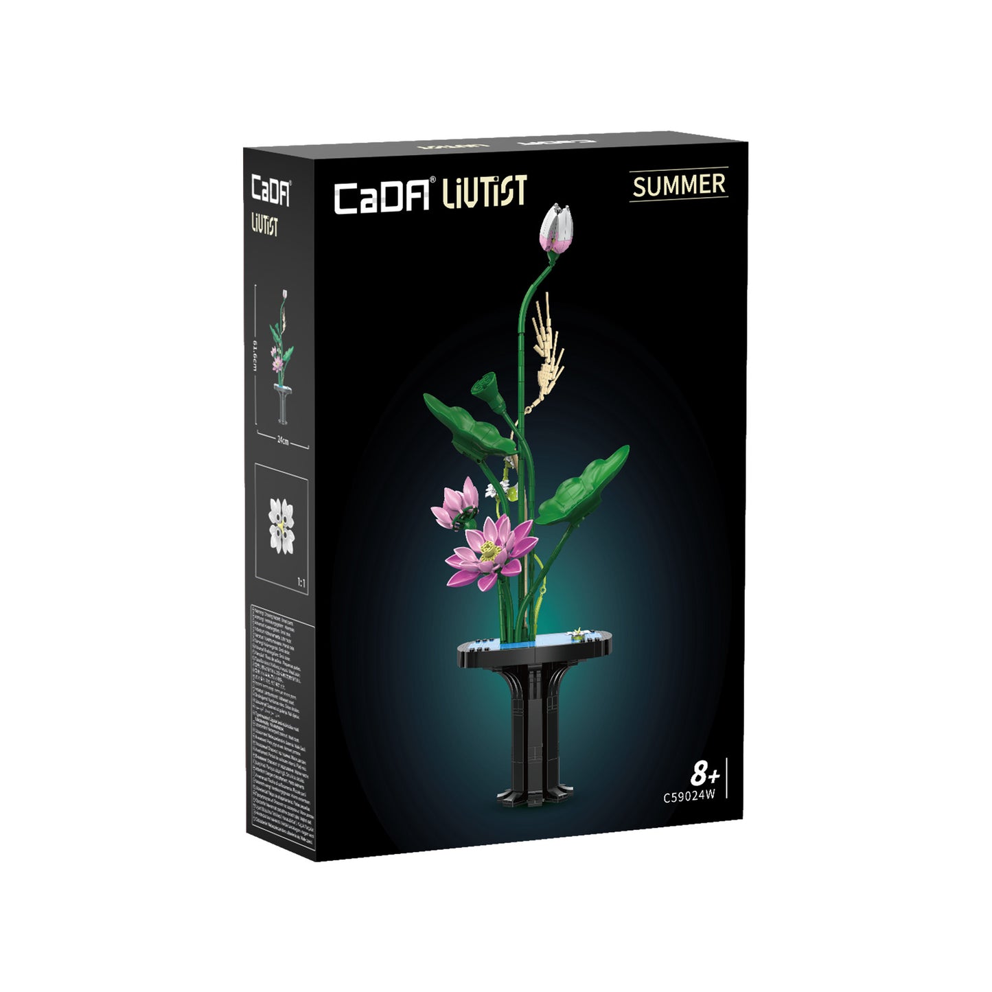 CaDA Oriental Floral Art: Summer Brick Model 751pcs C59024W