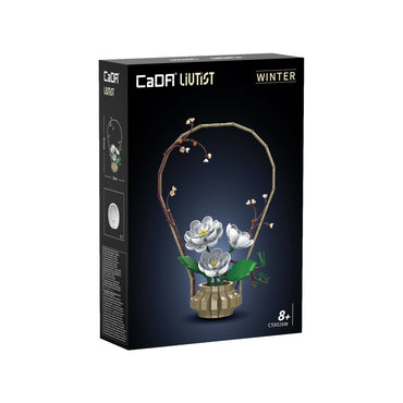 CaDA Oriental Floral Art: Winter Brick Model 990pcs C59026W