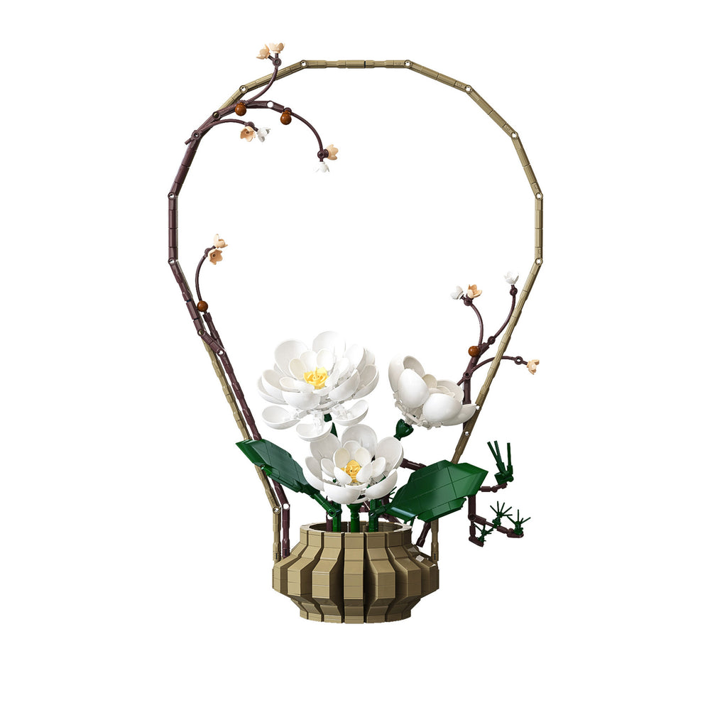 CaDA Oriental Floral Art: Winter Brick Model 990pcs C59026W