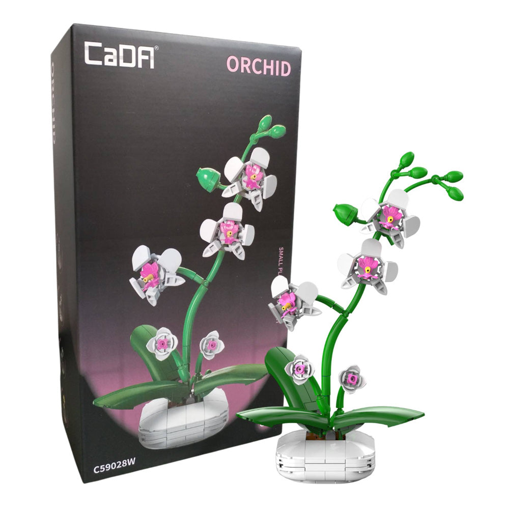 CaDA Orchid Building Block Planter Brick Model 237pcs C59028W