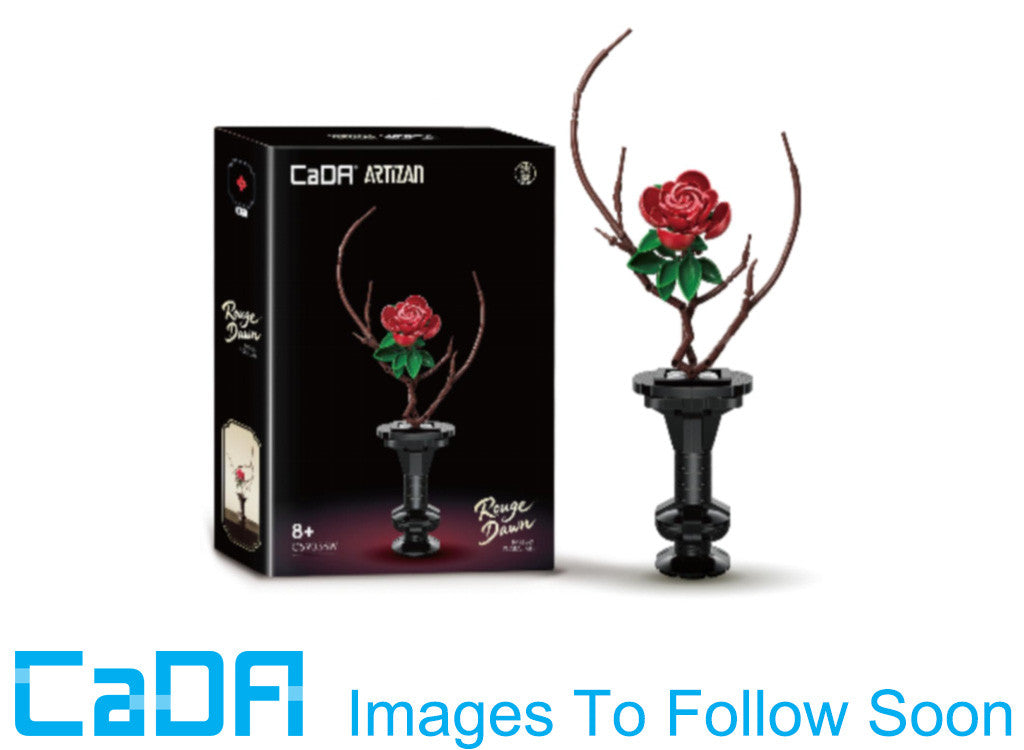 CaDA Oriental Floral Art: Rouge Dawn Brick Model 363pcs C59036W