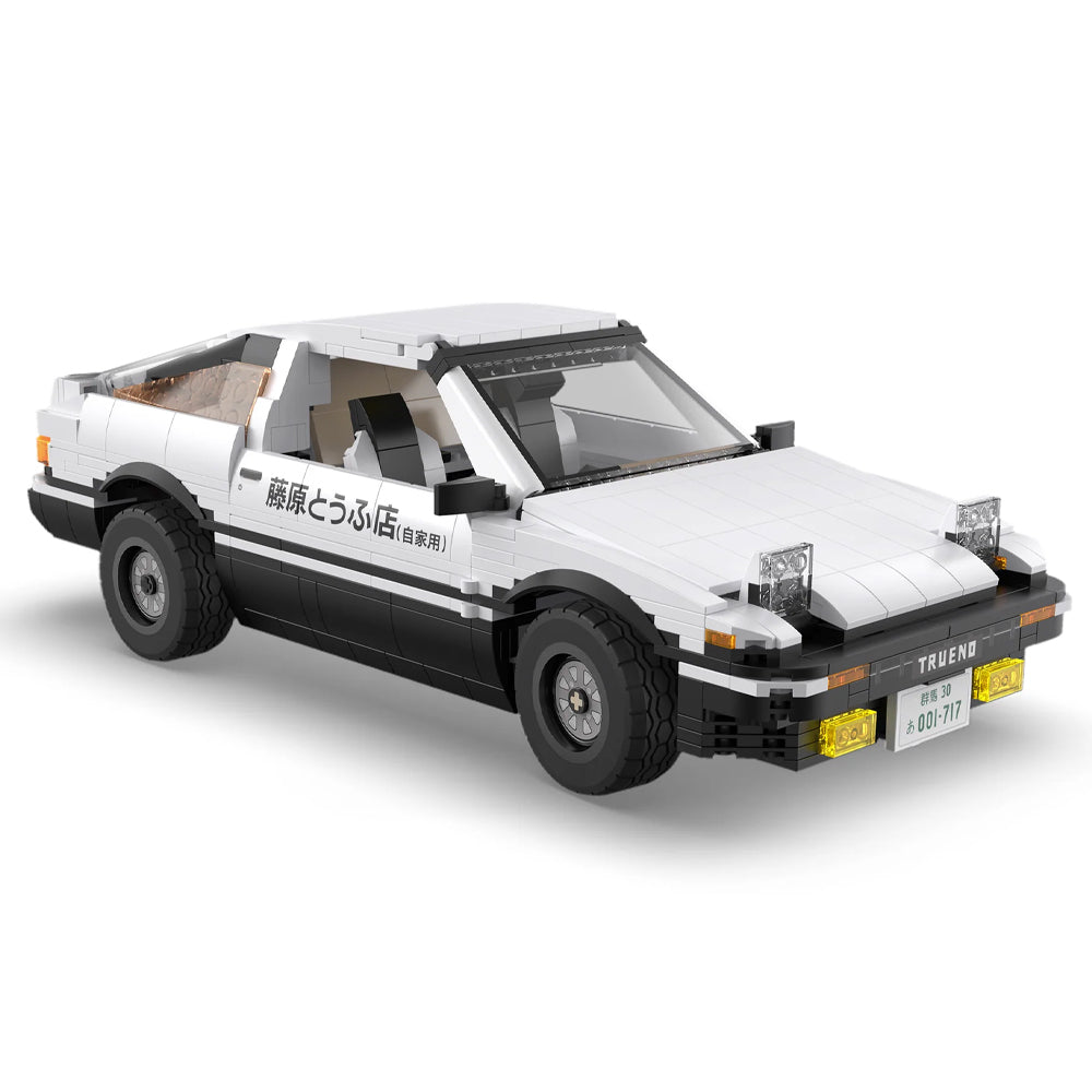 CaDA Initial D: Toyota Trueno AE86 1:12 Brick Model 1324pcs 61024W