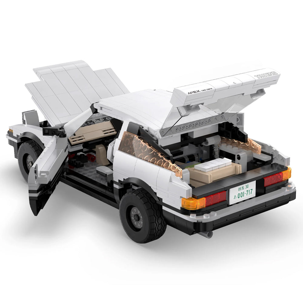 CaDA Initial D: Toyota Trueno AE86 1:12 Brick Model 1324pcs 61024W