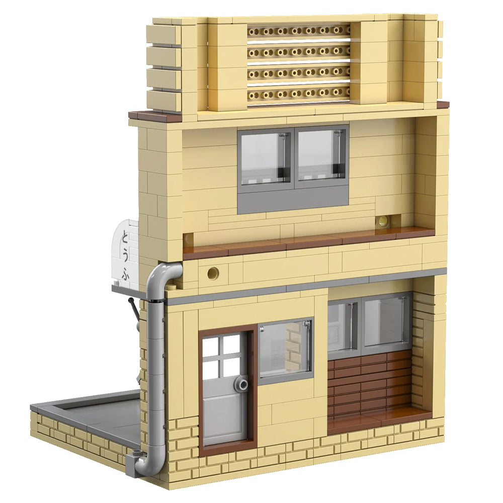 CaDA Initial D Fujiwara Tofu Shop Brick Model Building w/Lights 412pcs 61033W