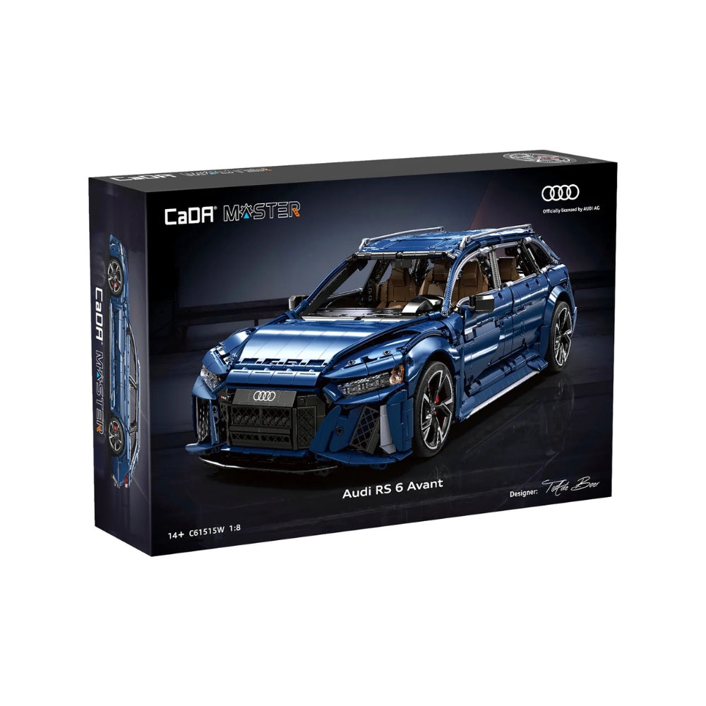CaDA Audi RS6 Avant (2019) Master Series 1:8 Brick Model 4663pcs C61615W