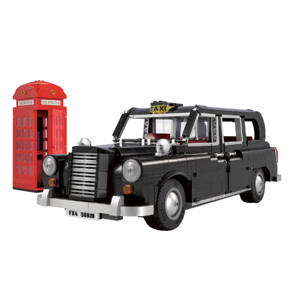 CaDA LEVC London Taxi Black Cab 1:12 Brick Model Age 8+ 1871pcs C62004W