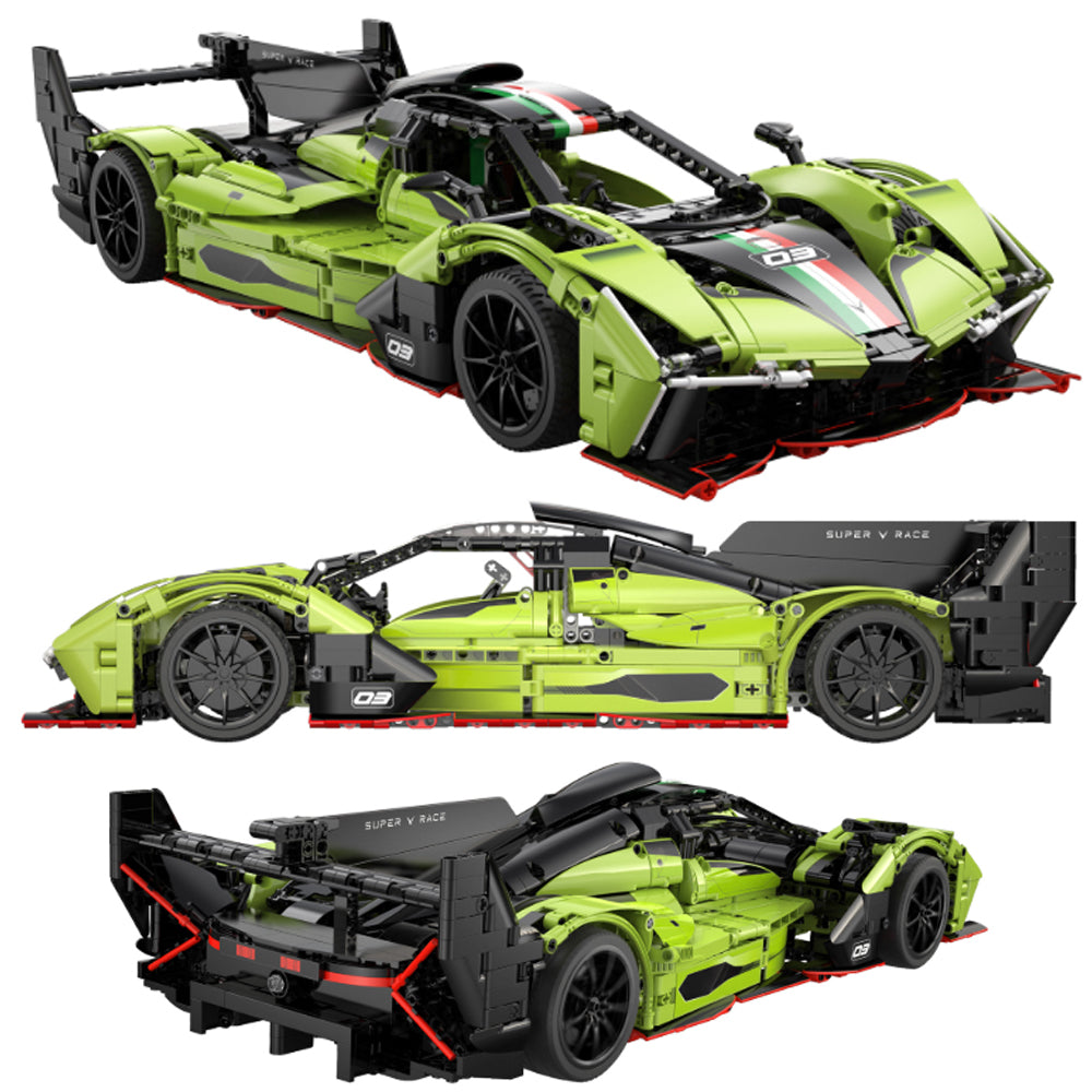 CaDA Phantom Wing Super Car 1:10 Brick Model 1817pcs 63009W