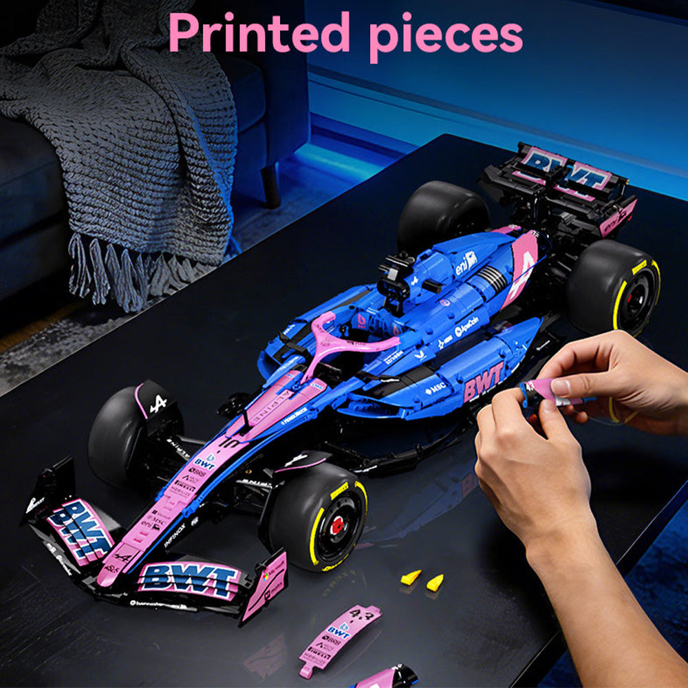 CaDA BWT Alpine F1 Team A525 Car 1:8 Brick Model 2173pcs C64012W
