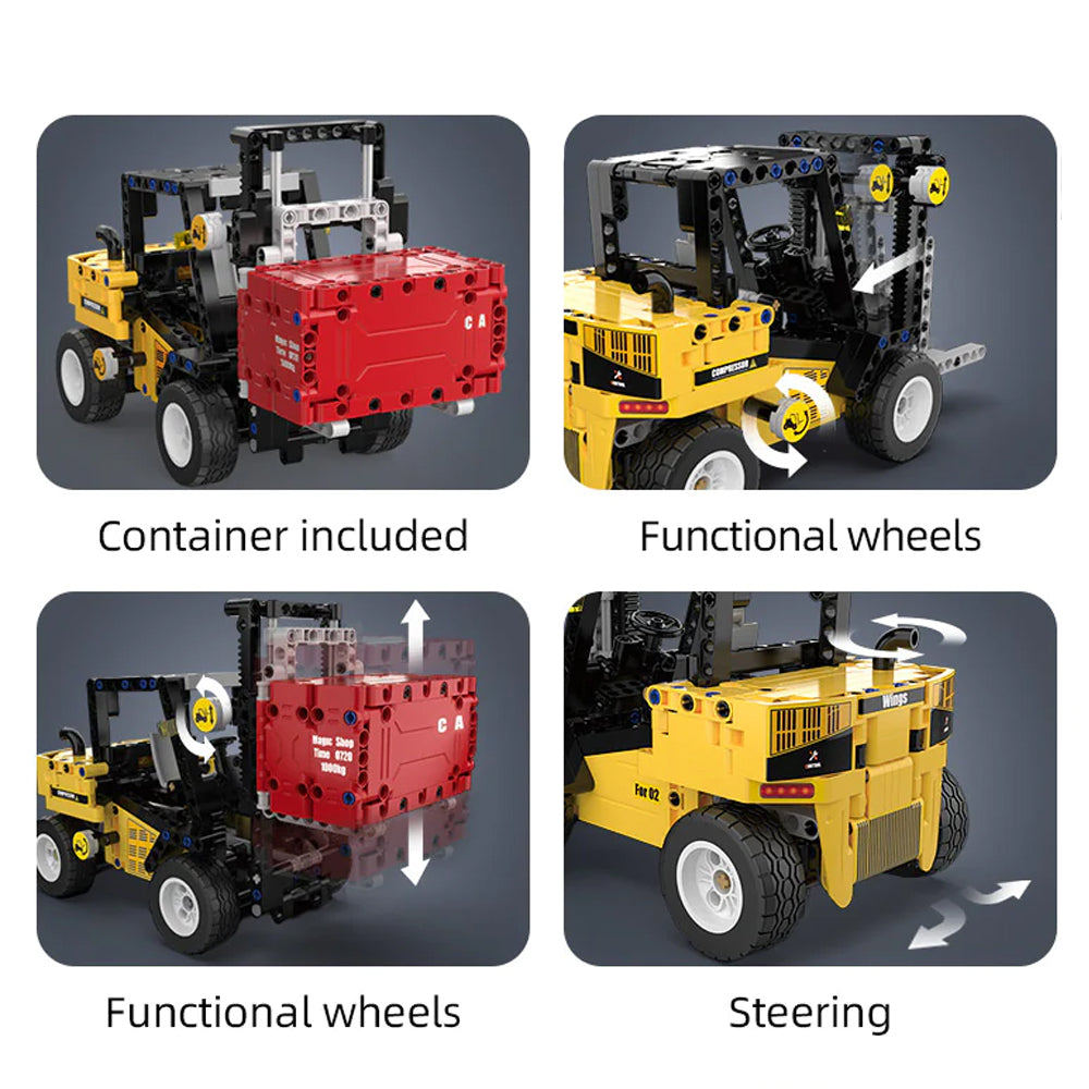 CaDA Forklift 388pc Brick Model Age 8+ C65002W