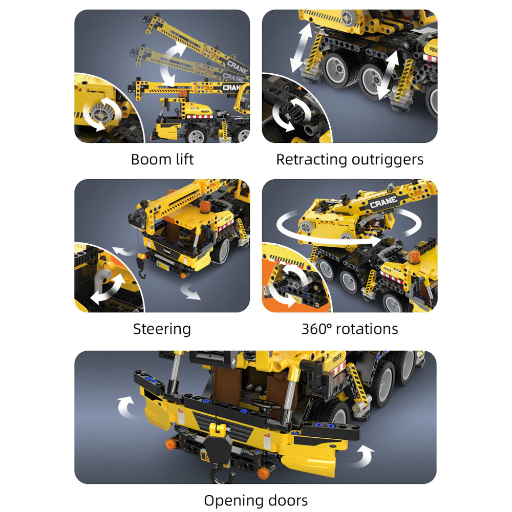 CaDA Mobile Crane 658pc Brick Model Age 8+ C65005W