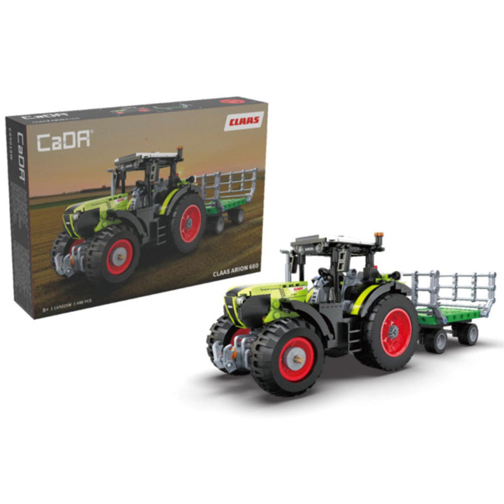 CaDA CLAAS Arion 660 Farm Tractor Brick Model 660pcs C65015W