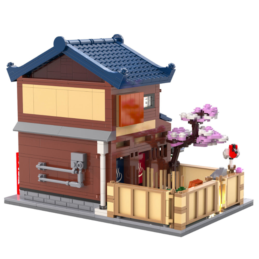 CaDA Japanese Sento Bathhouse Building 1249pcs C66012