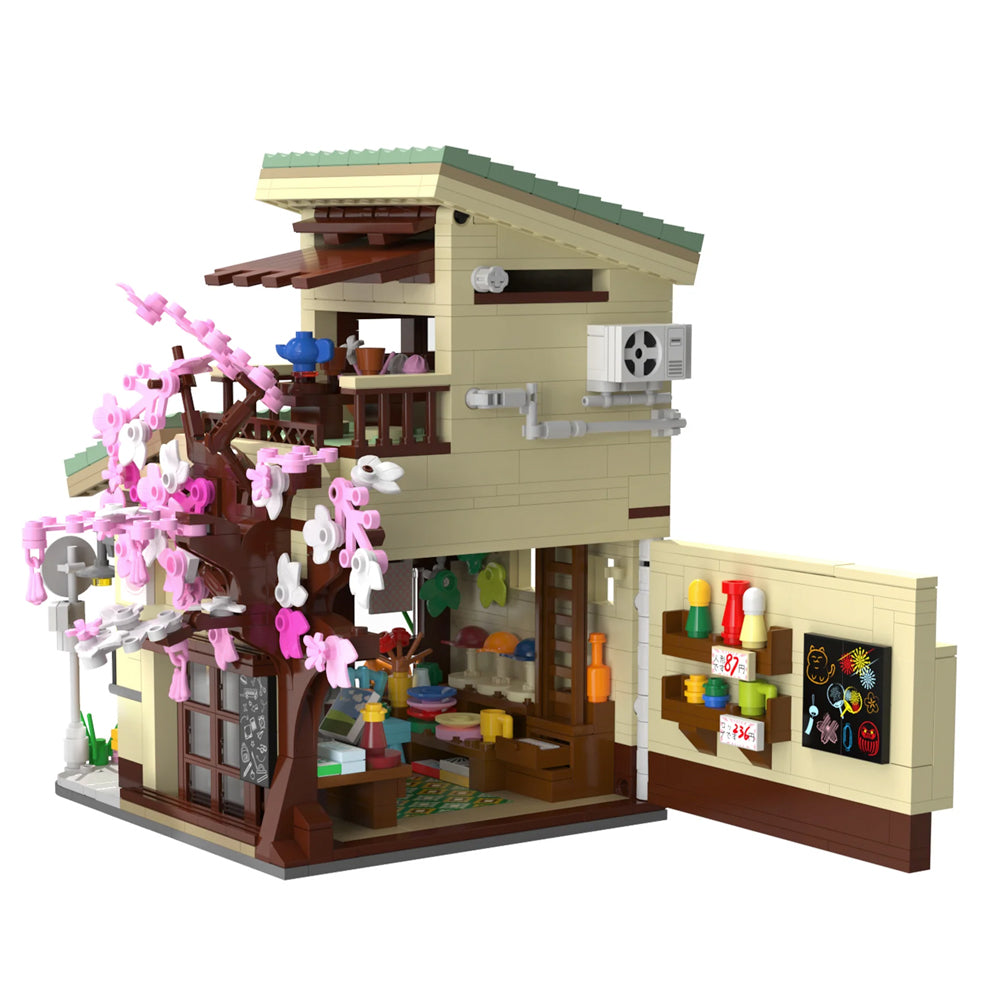 CaDA Kitty`s Grocery Store Brick Model Building 921pcs C66015