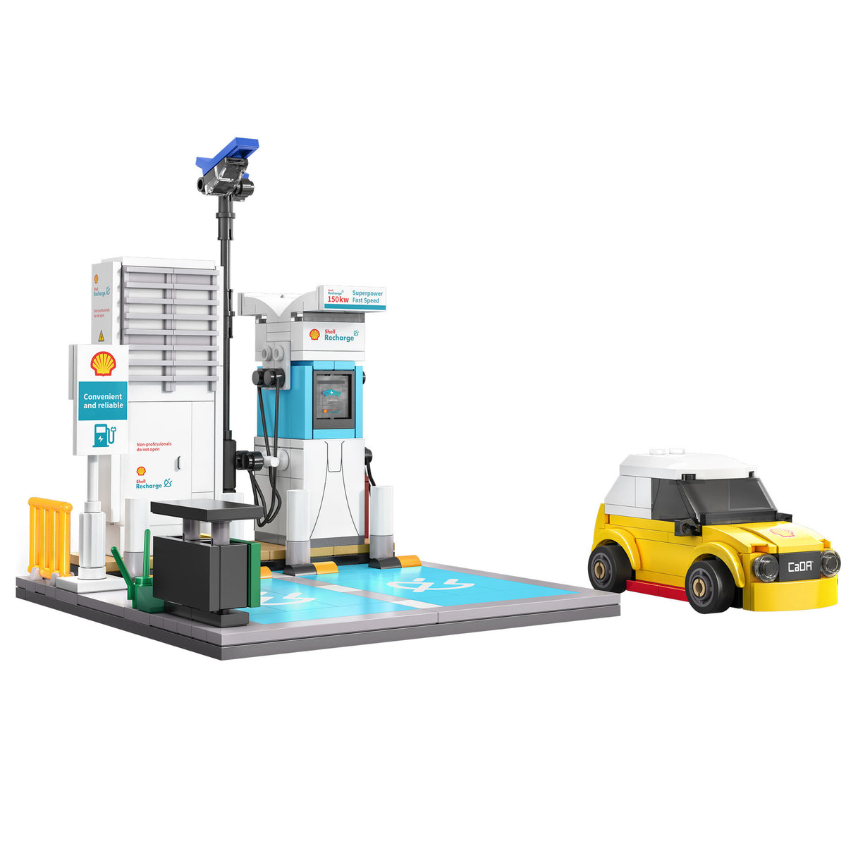CaDA Shell Charging Station Brick Model 305pcs C66029W