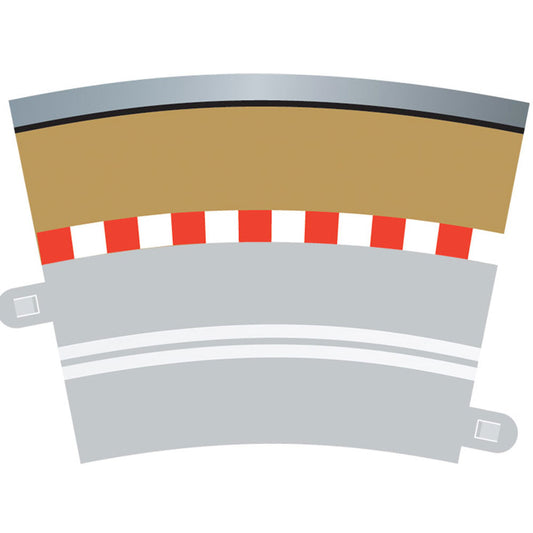 SCALEXTRIC C7019 Outer Borders & Barriers For Radius 3 Single Lane Curves