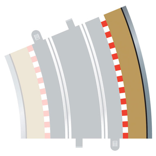 SCALEXTRIC C8238 4x Radius 4 Outer Borders & Barriers