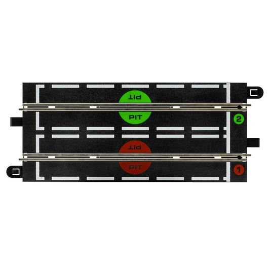 Scalextric C8434 Powerbase Pit Stop Straight Track Length - Loose
