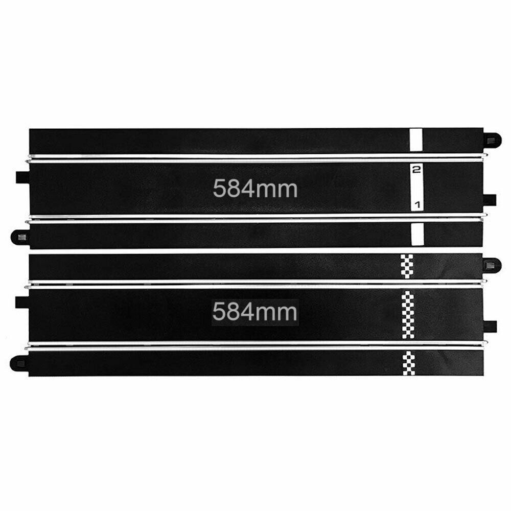 SCALEXTRIC Sport Track C8205 2x Extra-long Straights 584mm Start & Finish Lines
