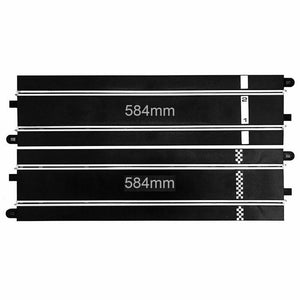 SCALEXTRIC Sport Track C8205 2x Extra-long Straights 584mm Start & Finish Lines