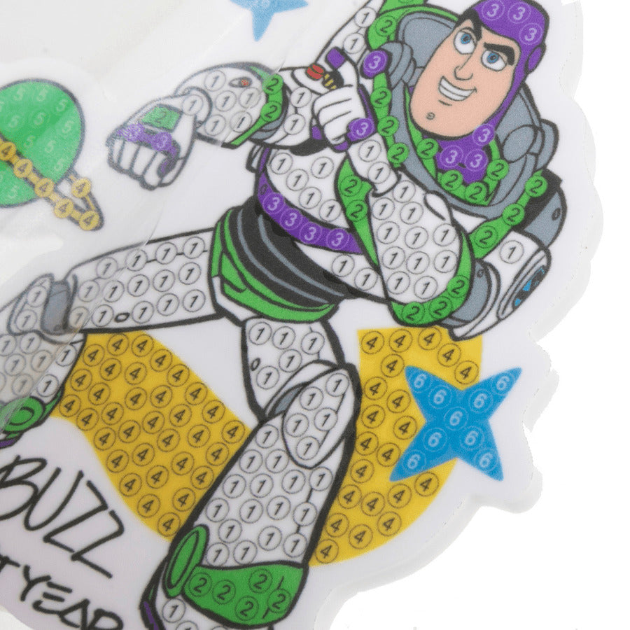 Disney: Buzz Lightyear Crystal Art Bag Charm Craft Kit Age 6+