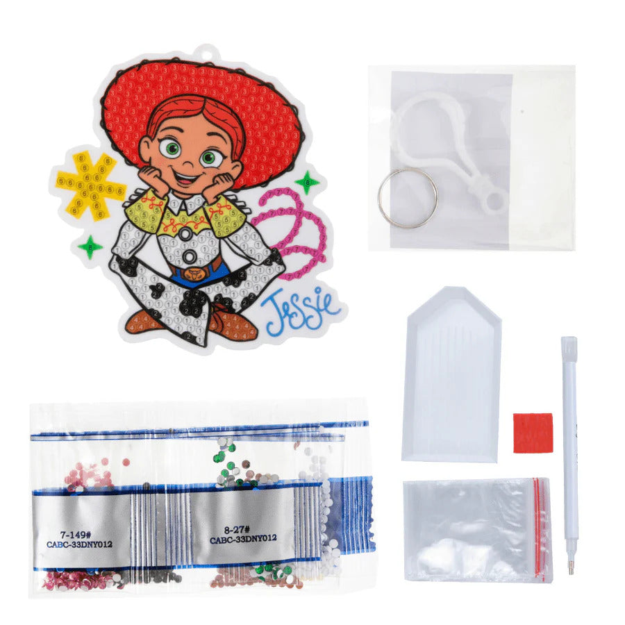 Disney: Jessie Crystal Art Bag Charm Craft Kit Age 6+